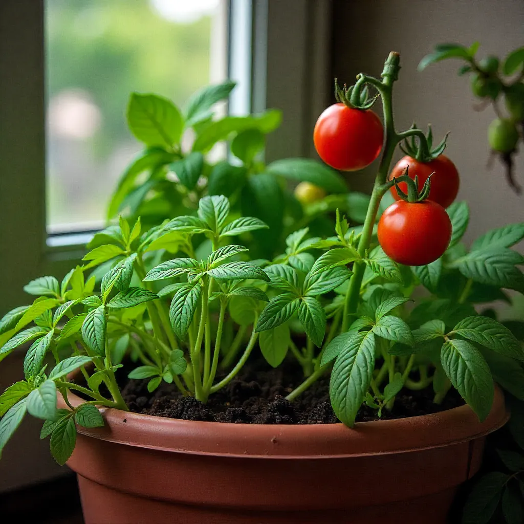 Organic soil and compost preparation for container gardening